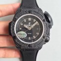 Replica Hublot Big Bang King Power Musee Oceanographique Monaco 731.QX.1140.RX HBB V6 Carbon Fiber Black Dial Swiss 7750