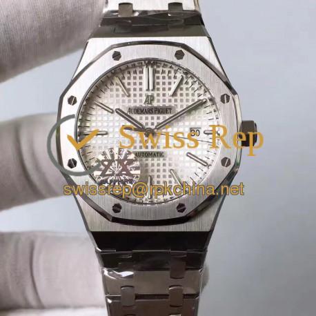 Replica Audemars Piguet Royal Oak 15400 ZX Stainless Steel Silver Dial Swiss 3120