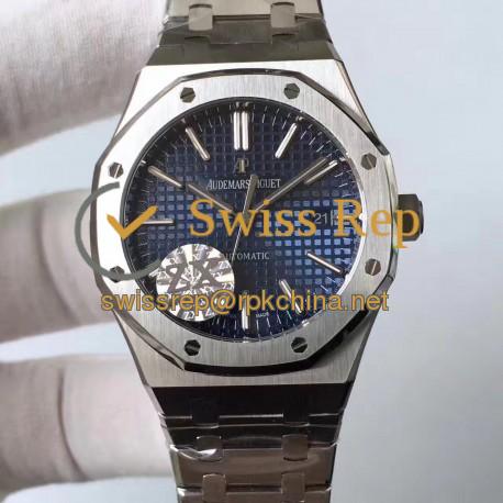 Replica Audemars Piguet Royal Oak 15400 ZX Stainless Steel Blue Dial Swiss 3120