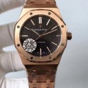 Replica Audemars Piguet Royal Oak 15400 ZX Rose Gold Black Dial Swiss 3120