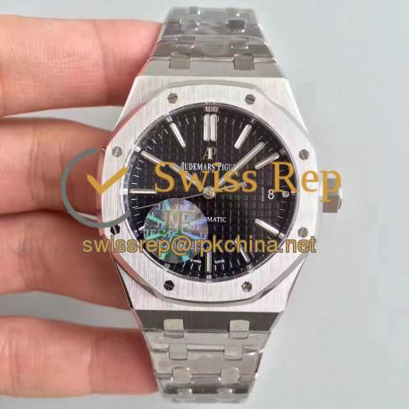 Replica Audemars Piguet Royal Oak 15450 JF Stainless Steel Black Dial Swiss 3120