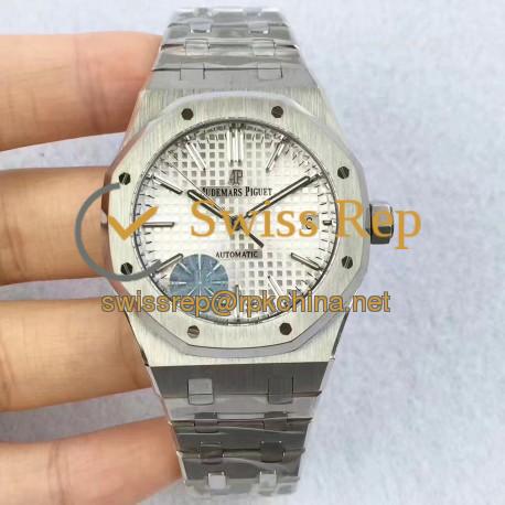 Replica Audemars Piguet Royal Oak 15450 JF Stainless Steel Silver Dial Swiss 3120