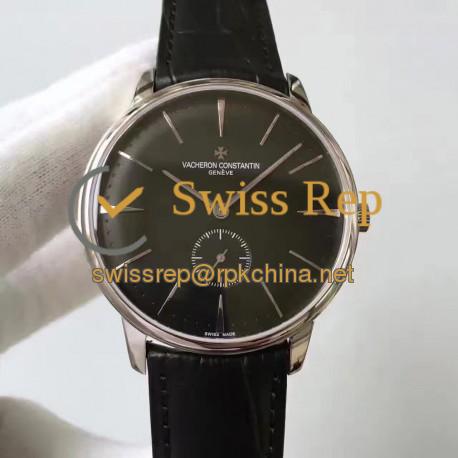 Replica Vacheron Constantin Patrimony 1110U/000P-B087 N Stainless Steel Black Dial Swiss 4400AS