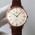 Replica Vacheron Constantin Patrimony 1110U/000R-B085 N Rose Gold White Dial Swiss 4400AS