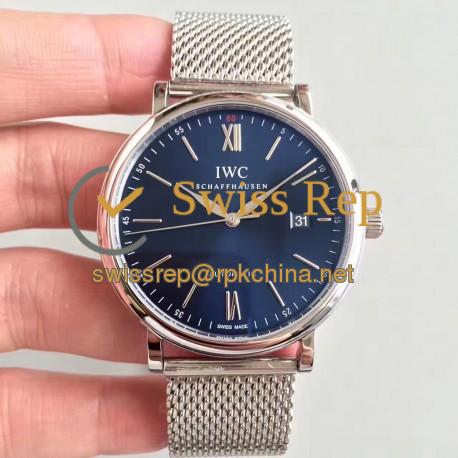 Replica IWC Portofino Boutique Edition IW356512 MK Stainless Steel Blue Dial Swiss 2892