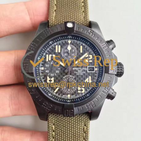 Replica Breitling Avenger II USA Military Limited Edition M133715N N PVD Carbon Fiber Dial Swiss 7750