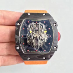 RM27-03 Rafael Nadal KLF Forged Carbon Black Skeleton Dial M9015