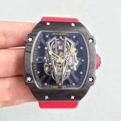 RM27-03 Rafael Nadal KLF Forged Carbon Black Skeleton Dial M9015