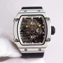 RM27-02 Rafael Nadal KVF White Forged Carbon White Skeleton Dial M6T51