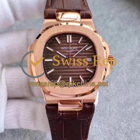 Replica Patek Philippe Nautilus 5711R MK Rose Gold Chocolate Dial Swiss 324SC