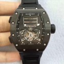 Replica Richard Mille RM69 Erotic Tourbillon KV Black Titanium Black Dial Swiss Caliber RM69