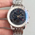 Replica Breitling Navitimer Montbrillant Datora A21330 JF Stainless Steel Black Dial Swiss 7750