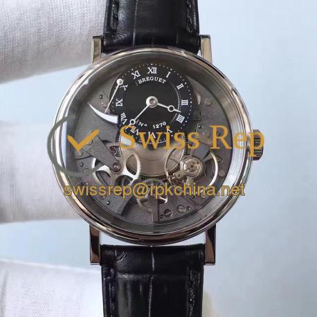 Replica Breguet Tradition 7027 7027BB/G9/9V6 N Stainless Steel Grey Skeleton Dial Swiss 507DR1