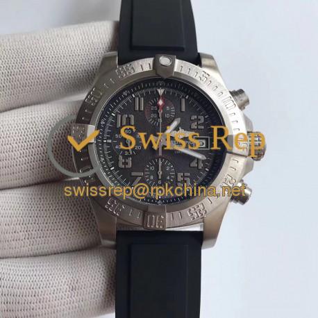 Replica Breitling Super Avenger II A1337111/BC28/155S N Stainless Steel Black Dial Swiss 7750