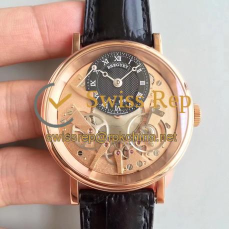 Replica Breguet Tradition 7027 7027BR/R9/9V6 N Rose Gold Rose Gold Skeleton Dial Swiss 507DR1