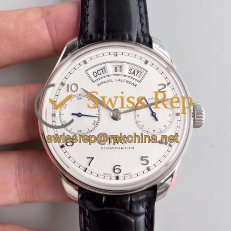 Replica IWC Portugieser Annual Calendar IW503501 YL Stainless Steel White Dial Swiss 52850