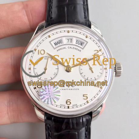 Replica IWC Portugieser Annual Calendar IW503501 YL Stainless Steel White Dial Swiss 52850