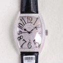 Replica Franck Muller 7880 SC DT ZX Stainless Steel & Diamonds Diamond Dial Swiss 2824-2