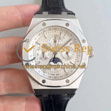 Replica Audemars Piguet Royal Oak Perpetual Calendar 41MM 26574ST.OO.1220ST.01 BF Stainless Steel Silver Dial Swiss 5134