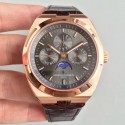 Replica Vacheron Constantin Overseas Ultra Thin Perpetual Calendar 4300V/120G-B102 BF Rose Gold Anthracite Dial Swiss 1120 QP