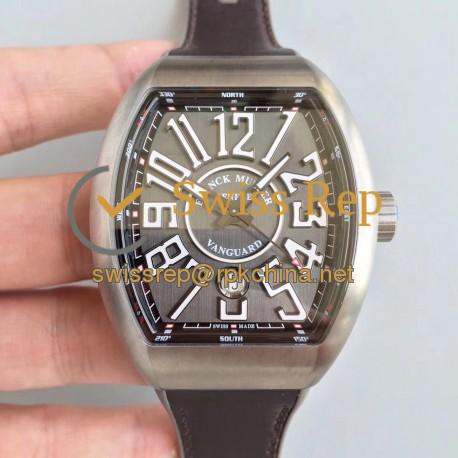 Replica Franck Muller Vanguard V45 TF Titanium Anthracite Dial Swiss 2892-2