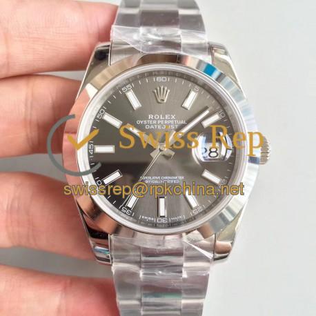 Replica Rolex Datejust II 126300 41MM N Stainless Steel Anthracite Dial Swiss 3235