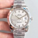 Replica Rolex Datejust II 126300 41MM N Stainless Steel Rhodium Dial Swiss 3235