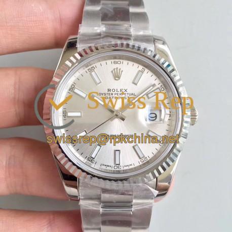 Replica Rolex Datejust II 126334 41MM N Stainless Steel Rhodium Dial Swiss 3235