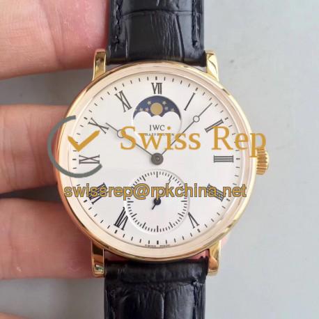 Replica IWC Vintage Portofino IW544803 VF Yellow Gold White Dial Swiss 98800