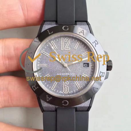 Replica Bvlgari Diagono Magnesium 102364 GF PVD Anthracite Dial M9015