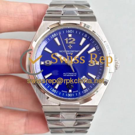 Replica Vacheron Constantin Overseas 47040 JJ Stainless Steel Blue Dial M9015