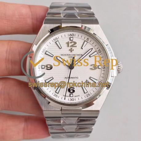 Replica Vacheron Constantin Overseas 47040 JJ Stainless Steel White Dial M9015