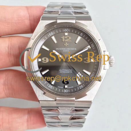 Replica Vacheron Constantin Overseas 47040 JJ Stainless Steel Rhodium Dial M9015