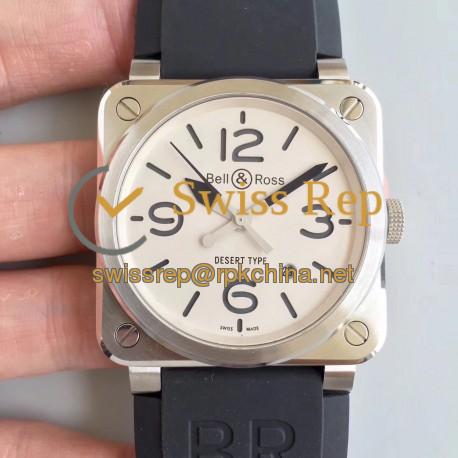 Replica Bell & Ross BR 03-92 Steel N Stainless Steel White Dial M9015