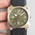 Replica Bell & Ross BR 03-92 Steel N Stainless Steel Green Dial M9015