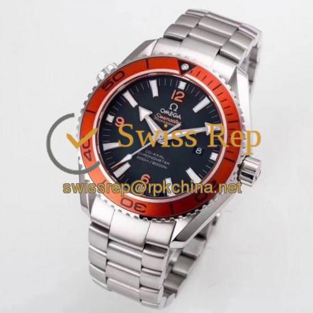 Replica Omega Seamaster Planet Ocean 600M 45.5MM 232.30.46.21.01.002 OM Stainless Steel Black Dial Swiss 8500