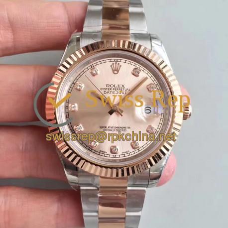 Replica Rolex Datejust II 116333 41MM EW Stainless Steel & Rose Gold Rose Gold Dial Swiss 3136