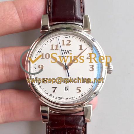 Replica IWC Da Vinci Automatic IW356601 TW Stainless Steel White Dial Swiss 2892