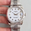 Replica Rolex Datejust 36MM 116234 MIT Stainless Steel 904L White Dial Swiss 3135