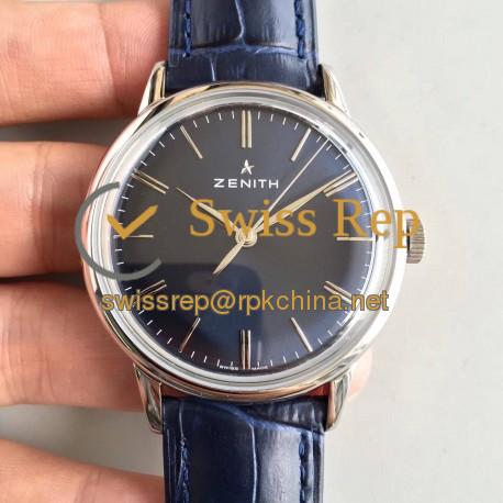 Replica Zenith Elite 6150 150TH Anniversary 03.2272.6150/51.C700 ND  Stainless Steel Blue Dial Swiss Elite 6150