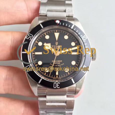 Replica Tudor Heritage Black Bay Black 79220N ZF V4 Stainless Steel Black Dial Swiss 2824-2