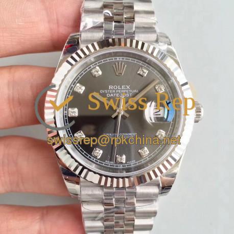 Replica Rolex Datejust II 126334 41MM 2018 EW Stainless Steel Anthracite Dial Swiss 3235