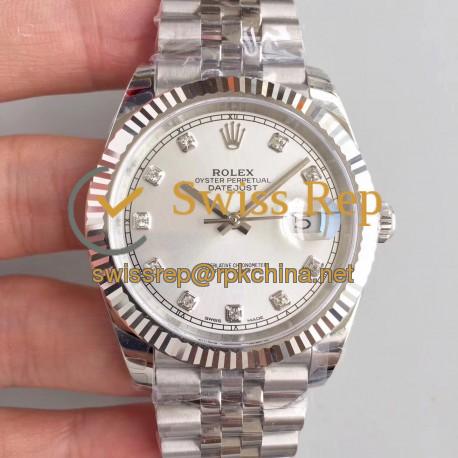 Replica Rolex Datejust II 126334 41MM 2018 EW Stainless Steel Rhodium Dial Swiss 3235