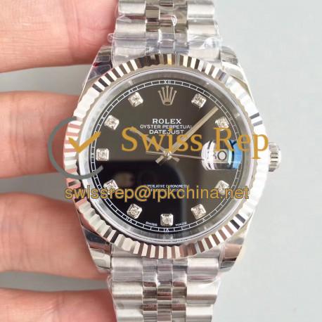 Replica Rolex Datejust II 126334 41MM 2018 EW Stainless Steel Black Dial Swiss 3235