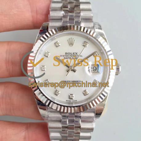 Replica Rolex Datejust II 126334 41MM 2018 EW Stainless Steel Mother Of Pearl Dial Swiss 3235