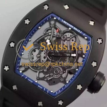 Replica Richard Mille RM035 PVD Blue Dial M9015