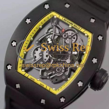 Replica Richard Mille RM035 PVD Yellow Dial M9015