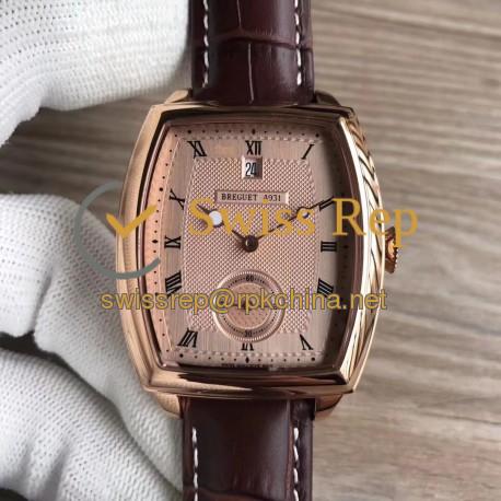 Replica Breguet Heritage Big Date 5480BR/12/996 N Rose Gold Rose Gold Dial Swiss 2824-2