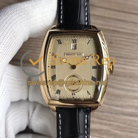 Replica Breguet Heritage Big Date 5480BA/12/996 N Yellow Gold Champagne Dial Swiss 2824-2