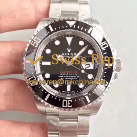 Replica Rolex Sea-Dweller 126600 50TH Anniversary 2018 AR Stainless Steel 904L Black Dial Swiss 2824-2